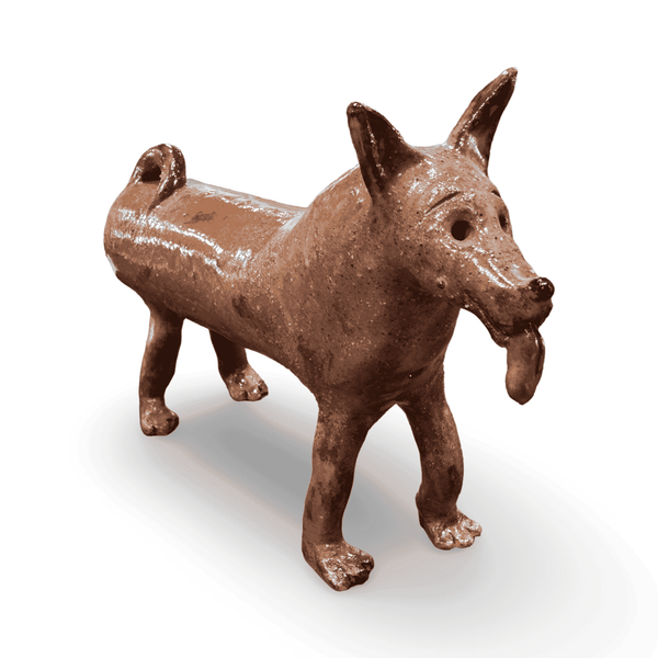 "Terry" Ceramic Dog Sculpture - original work by Alistair Fowler