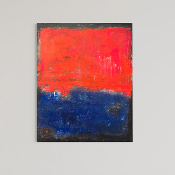 Vibrant Horizon - original artwork by Sonica Joshi Mann