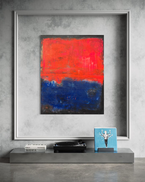 Vibrant Horizon - original artwork by Sonica Joshi Mann