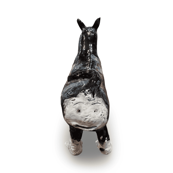 "Bully" Ceramic Dog Sculpture - original work by Alistair Fowler