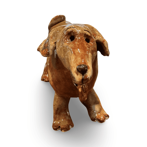 "Alana" Ceramic Dog Sculpture - original work by Alistair Fowler