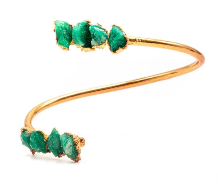 Eight Emerald Bracelet