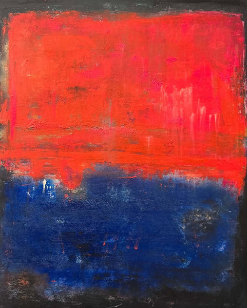 Vibrant Horizon - original artwork by Sonica Joshi Mann