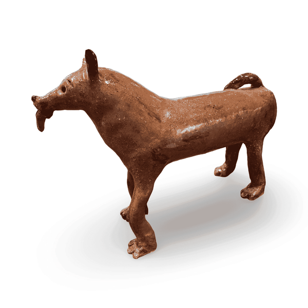 "Terry" Ceramic Dog Sculpture - original work by Alistair Fowler