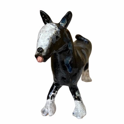 "Bully" Ceramic Dog Sculpture - original work by Alistair Fowler
