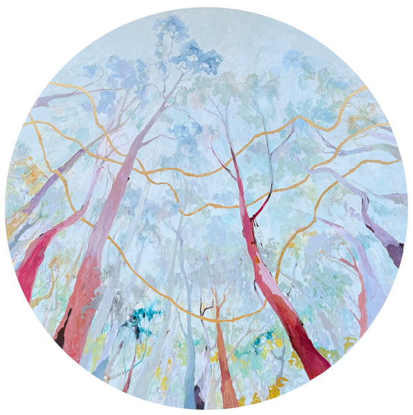 Flight Paths - original artwork by Lynne Bickhoff - Clayfire Gallery by Dunbarlo Home Daylesford Art Gallery