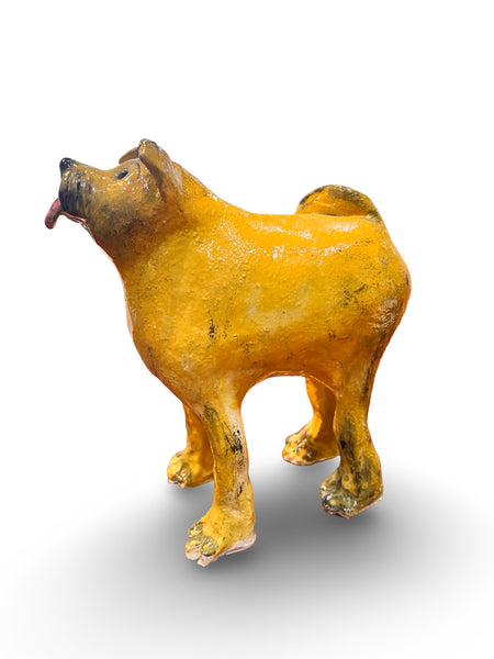 "Ernie the Pug" Ceramic Dog Sculpture - original work by Alistair Fowler