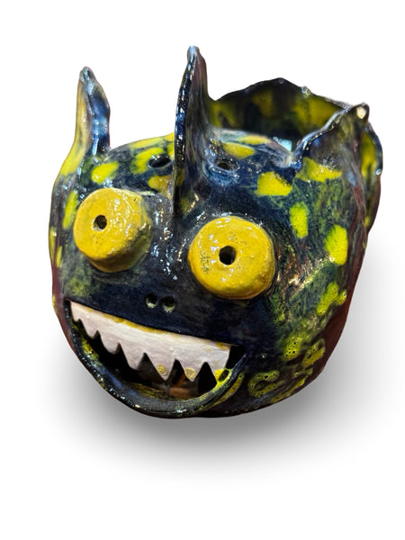 "Fuddy Fish" Ceramic Sculpture - original work by Alistair Fowler
