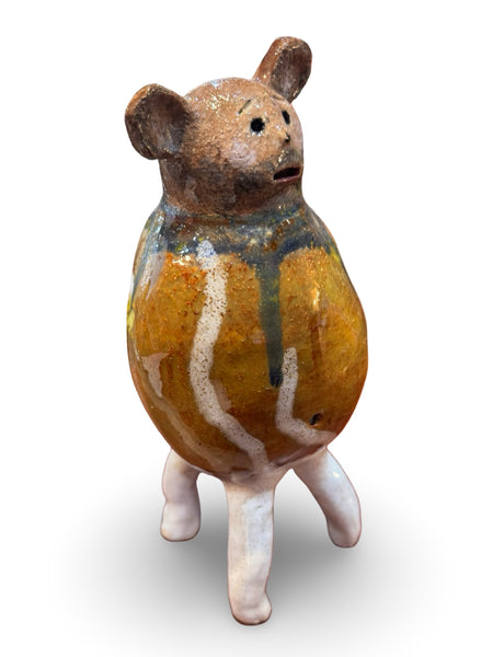 "BB Bear" Ceramic Sculpture - original work by Alistair Fowler