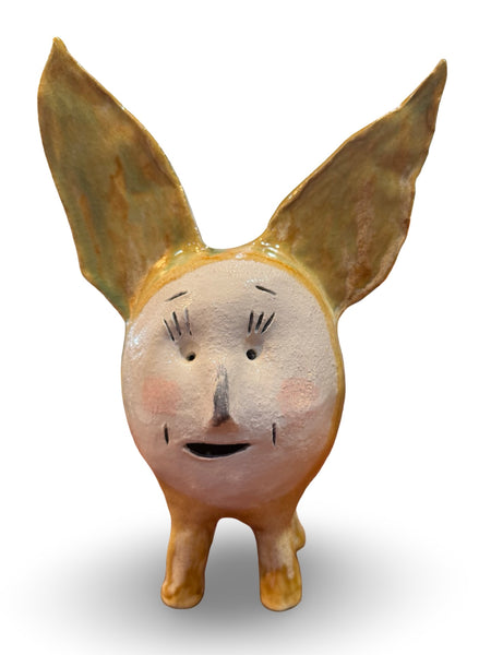 "Tott - Ears" Ceramic Sculpture - original work by Alistair Fowler