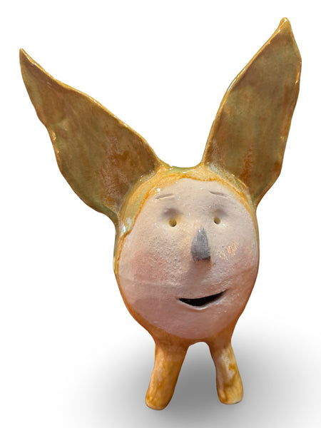 "Tott - Ears" Ceramic Sculpture - original work by Alistair Fowler
