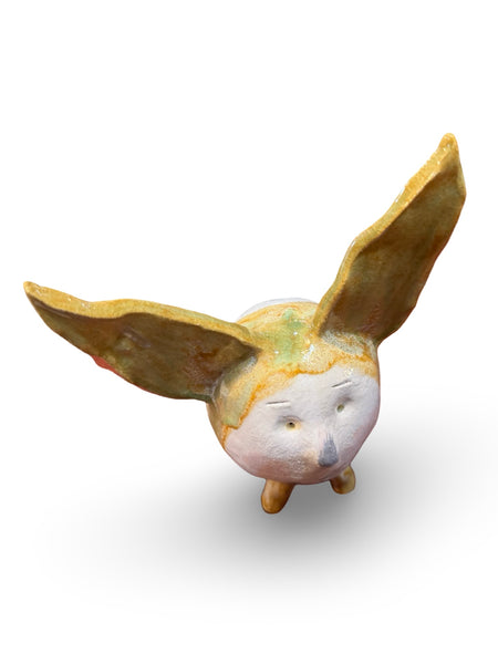 "Tott - Ears" Ceramic Sculpture - original work by Alistair Fowler