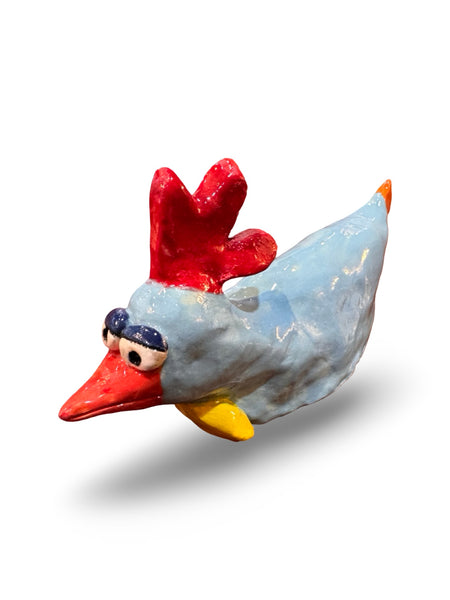 Chook 2 - animal sculpture by Bronwyn Lewis