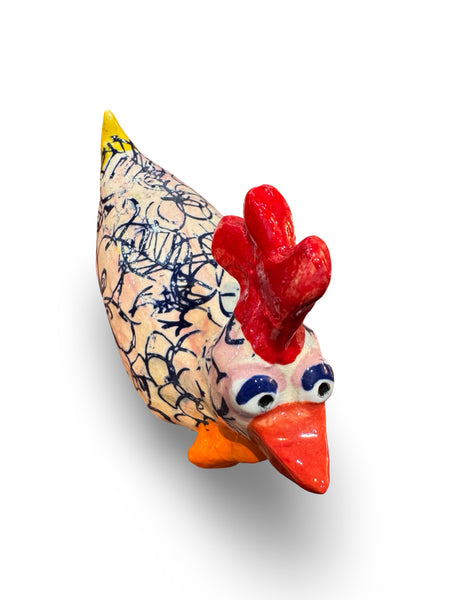 Chook 1 - animal sculpture by Bronwyn Lewis