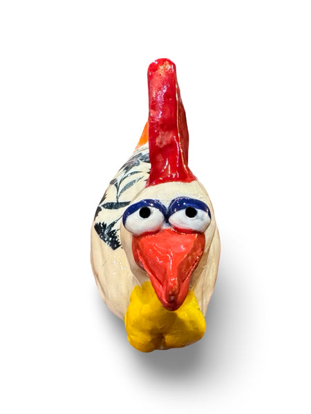 Chook 3 - animal sculpture by Bronwyn Lewis
