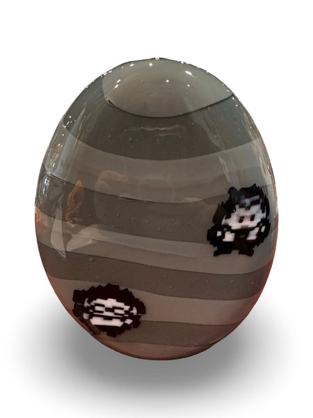 Professor Oak's Lab Easter Egg - original art glass sculpture by Nick Doran Adams
