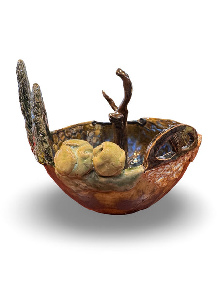"In the Neighbourhood" - Original Ceramic Bowl by Angela Campbell