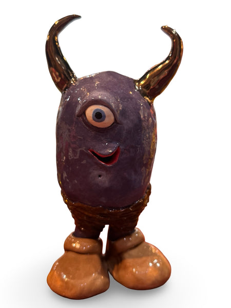"Mellow Marty" - Original Ceramic Sculpture by Angela Campbell