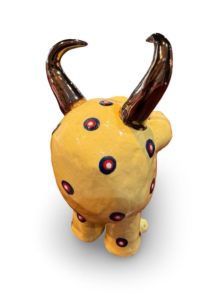 "Ellie and Blue" - Original Ceramic Sculpture by Angela Campbell