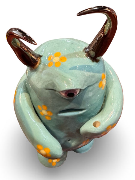"Daisy Dreaming" - Original Ceramic Sculpture by Angela Campbell