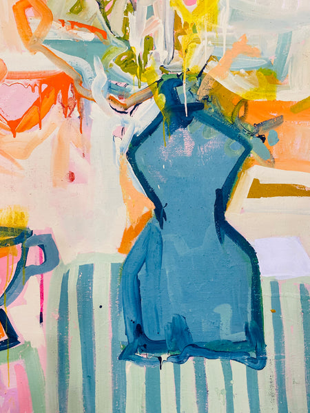 The Blue Vase - original artwork by Tracy Page