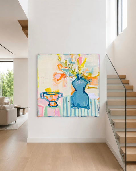 The Blue Vase - original artwork by Tracy Page