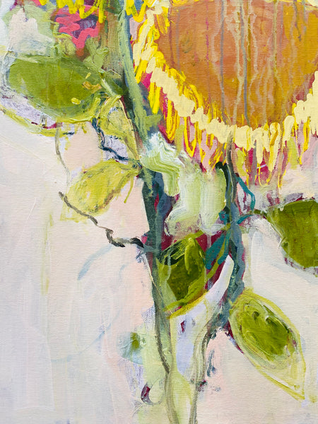 Sunflower - original artwork by Tracy Page