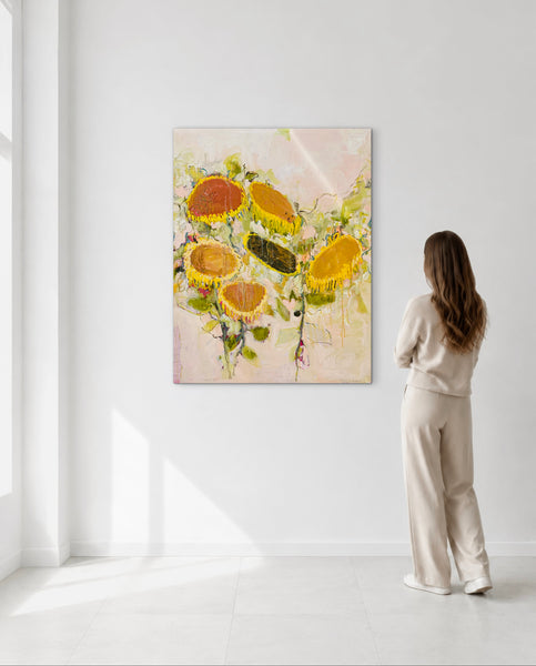 Sunflower - original artwork by Tracy Page