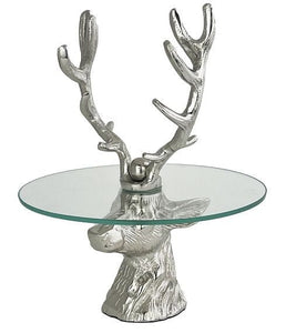 Stag Pedestal Plate - Clayfire Gallery