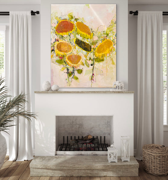 Sunflower - original artwork by Tracy Page