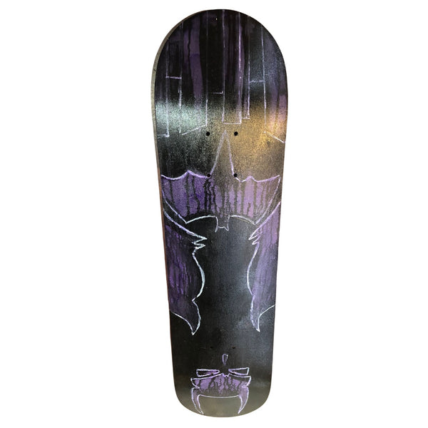 Bat skateboard decks - original artwork by Nick Kislinsky