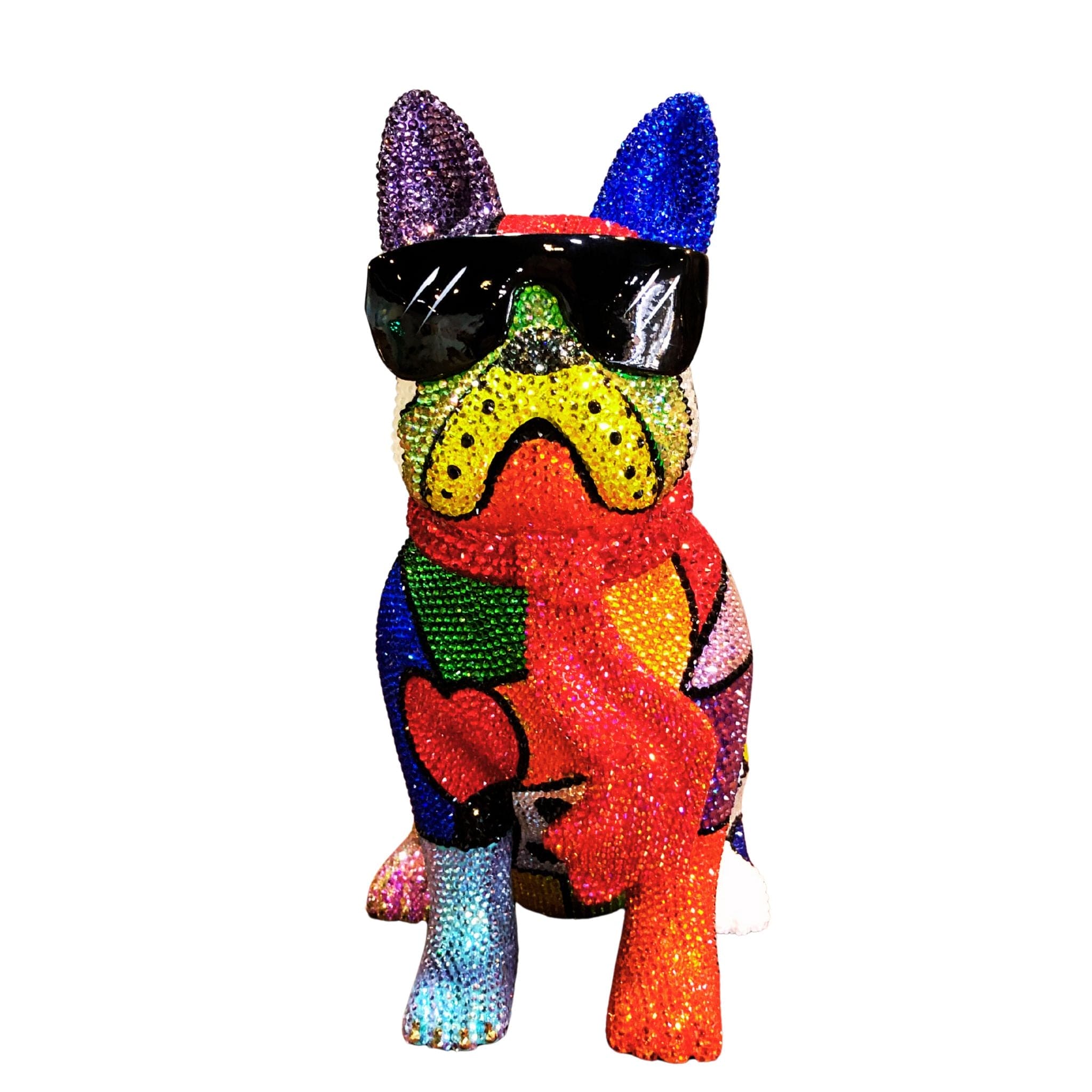 Cool Pooch - Crystal Art by Adrian Lampard