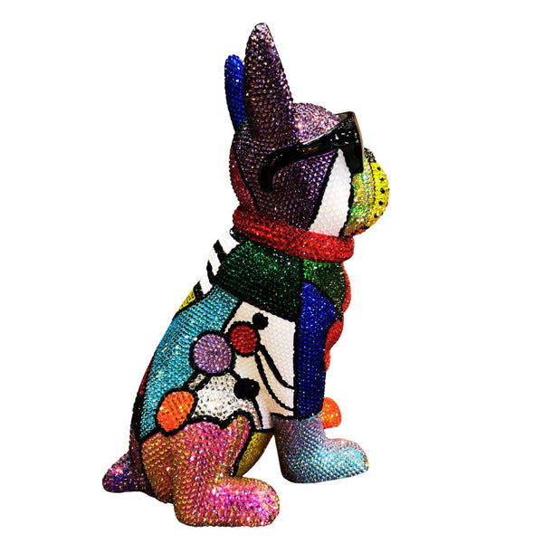Cool Pooch - Crystal Art by Adrian Lampard