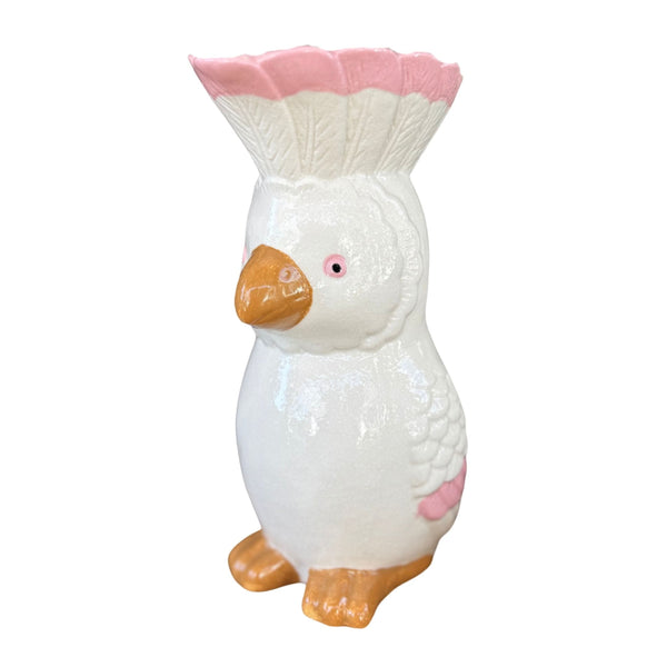 Cocky Vase - Clayfire Gallery Daylesford Art Gallery