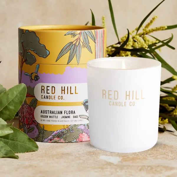 Red Hill Candle Co Large Soy Wax Candle - Clayfire Gallery by Dunbarlo Home Daylesford Art Gallery