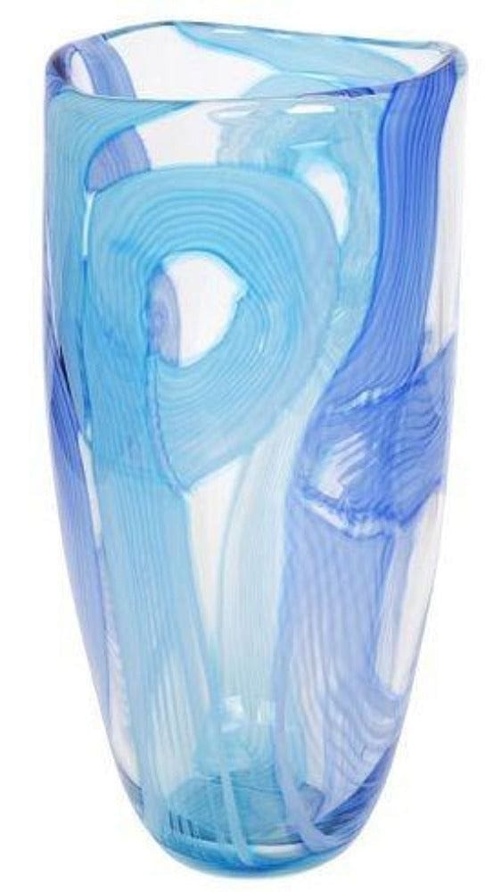 Blue Melt Vase - Clayfire Gallery