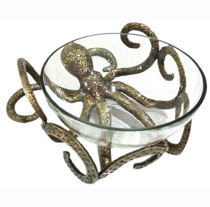 Octopus Bowl - Gold - Clayfire Gallery