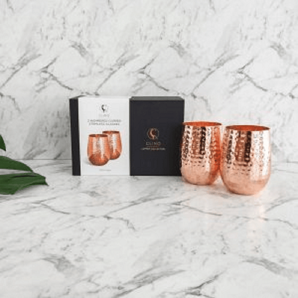 STEMLESS COPPER GLASSES - Clayfire Gallery