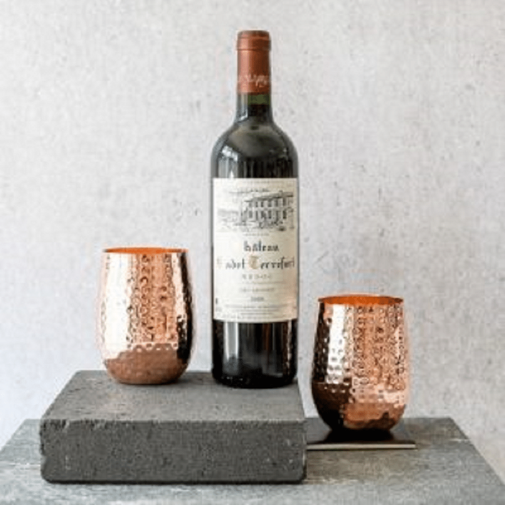 STEMLESS COPPER GLASSES - Clayfire Gallery